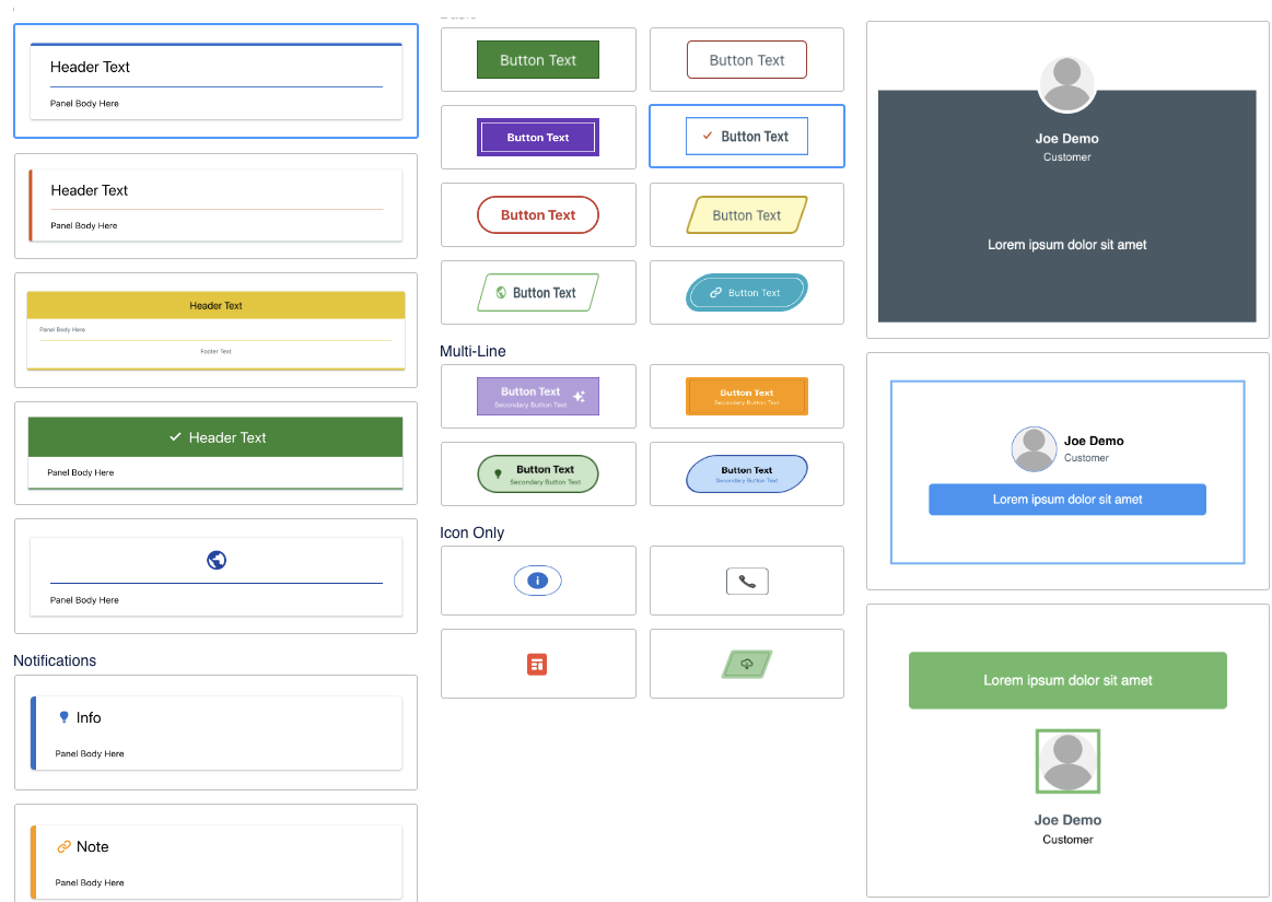 Animation showing rich content editor interaction